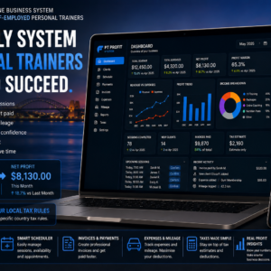 Personal Trainer Business Dashboard Australia Version