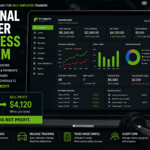 Personal Trainer Business Dashboard US Version
