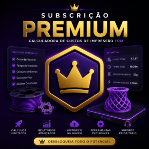 Calculadora 3D Premium — 1 ano